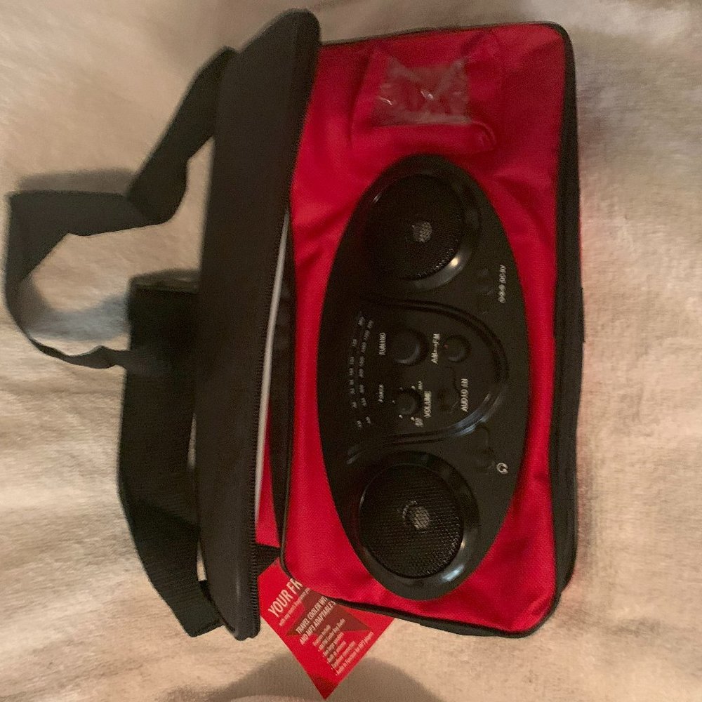 DBEST MEN'S  COOLER BAG WITH AM & FM RADIO